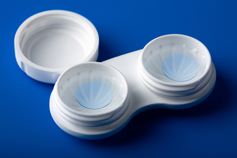 Contact lenses in case