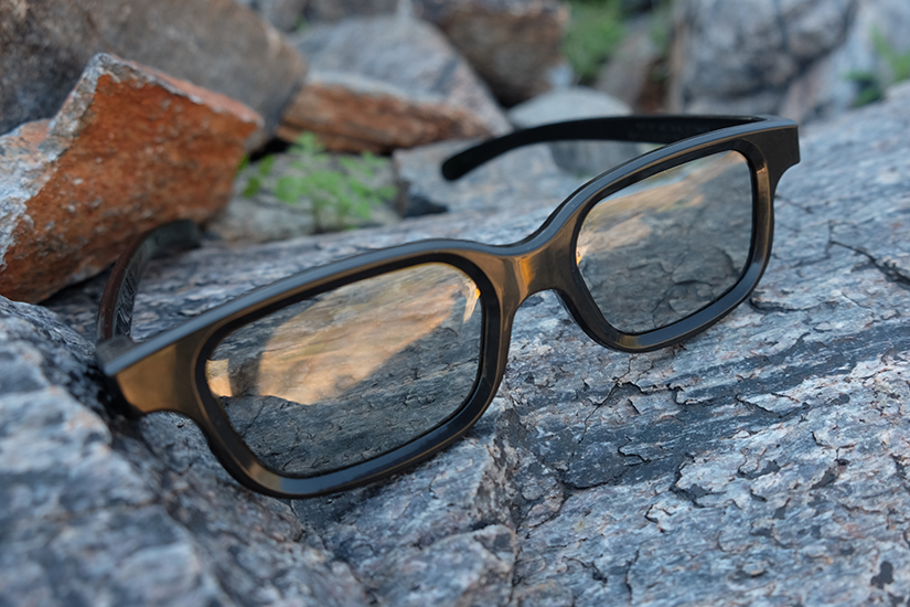 Durable lenses on rock